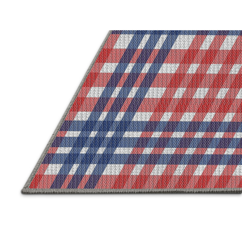 Geometric Indoor Rug, Rectangle 3' x 5'