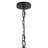 Jheni Three-Light Matte Black Foyer Pendant-127419984