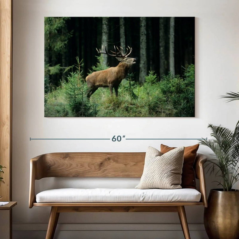 Crowle Elk Bugle, 34" H x 51" W