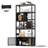 Bar Cabinet with Power Outlets, 6-Tiers Storage Cabinet Coffee Bar-661535899
