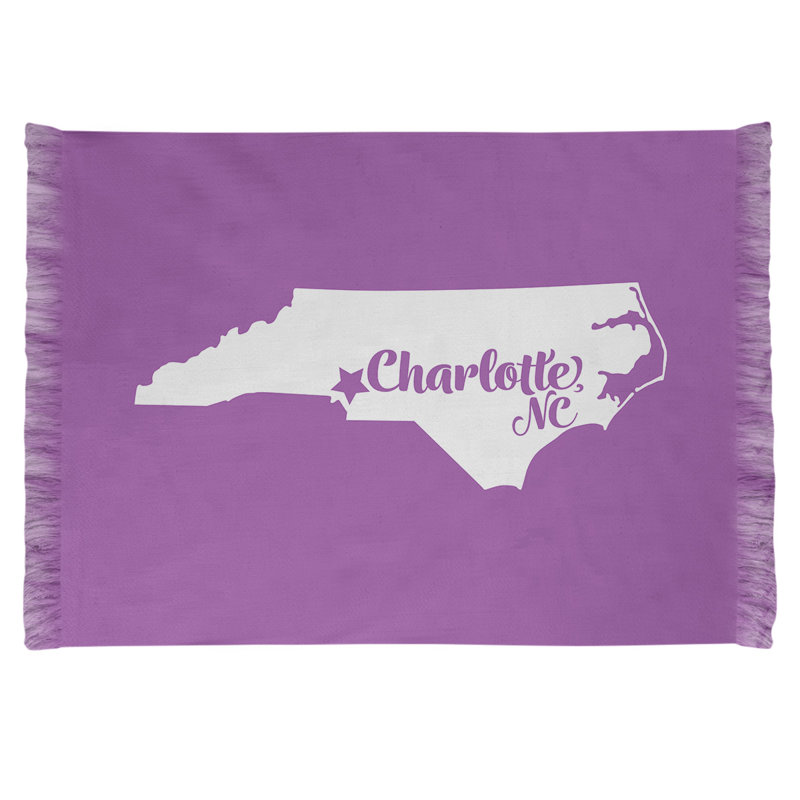 Tapis de l’aire mauve de caroline du nord charlotte