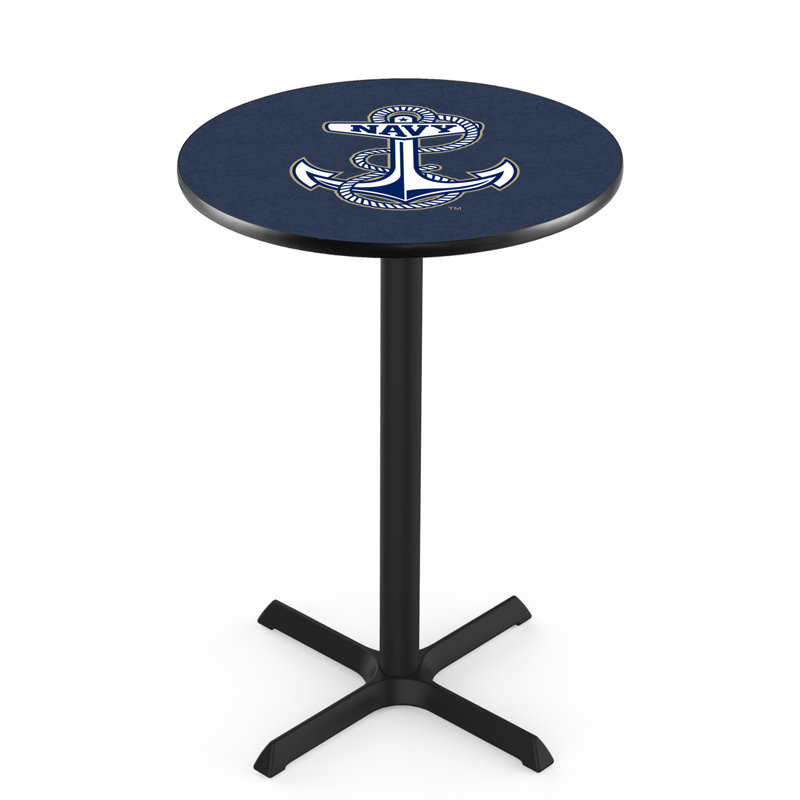 Round Metal Base Dining Table, US Naval Academy