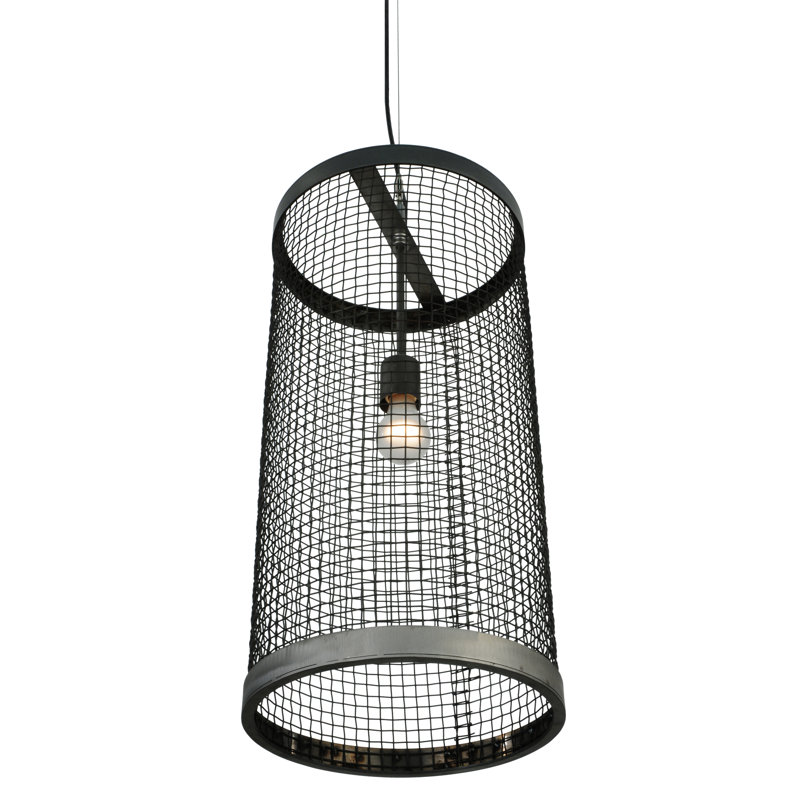 1 - Light Matte Clear Single Pendant