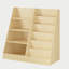 Bibliothèque pour enfants et organisateur de rangement pour jouets, étagère à livres en bois pour enfants avec support pour bibliothèque