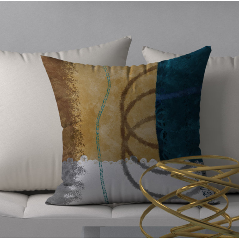 Housse de coussin carrée/insert, 18" x 18"