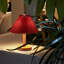 Lampe de table pour chambre à coucher à intensité variable avec table de chevet à intensité variable avec abat-jour en tissu de lin pour le bureau-137458548