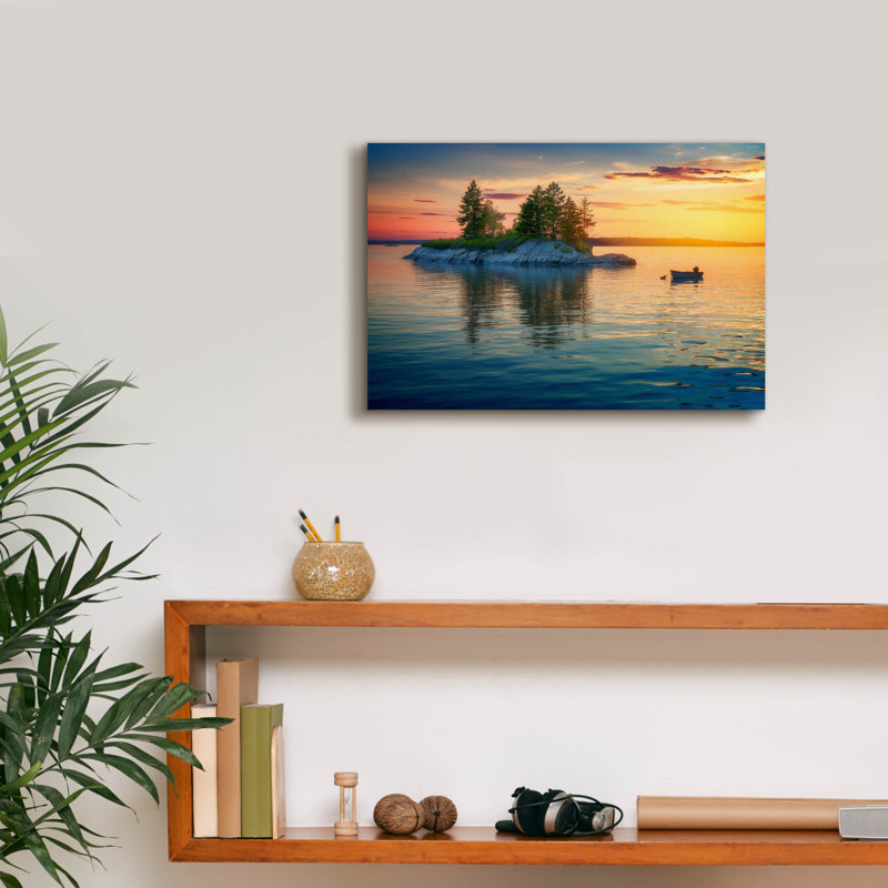 Toile épique Graffiti «Sunset RAZE» par Rick Berk, 18 po x 12 po