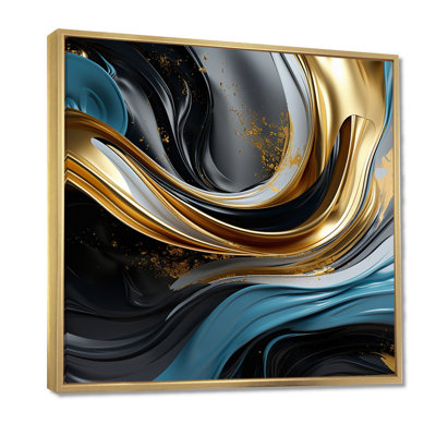 «Golden Stream», impression d'art mural