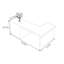 Modern solid-colour minimalist display stand-68641239