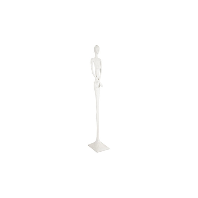 Lottie Skinny Female Statue, Gel Coat White