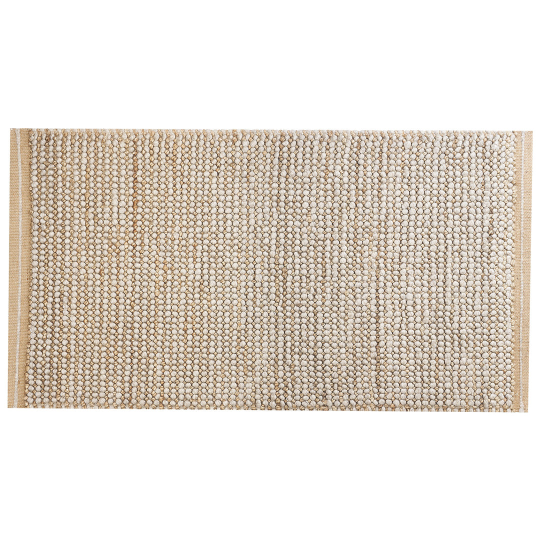 Teppich Banoo aus Wolle in Beige