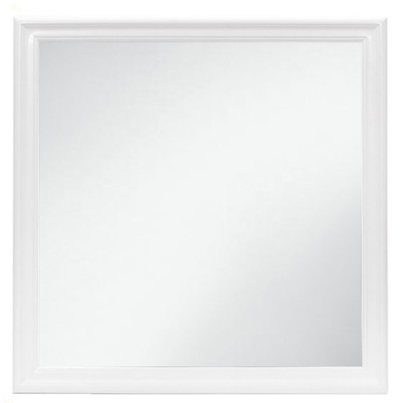 Miroir Charlston, Blanc