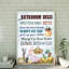 «Bathroom Rules Gallery», toile tendue-104871340
