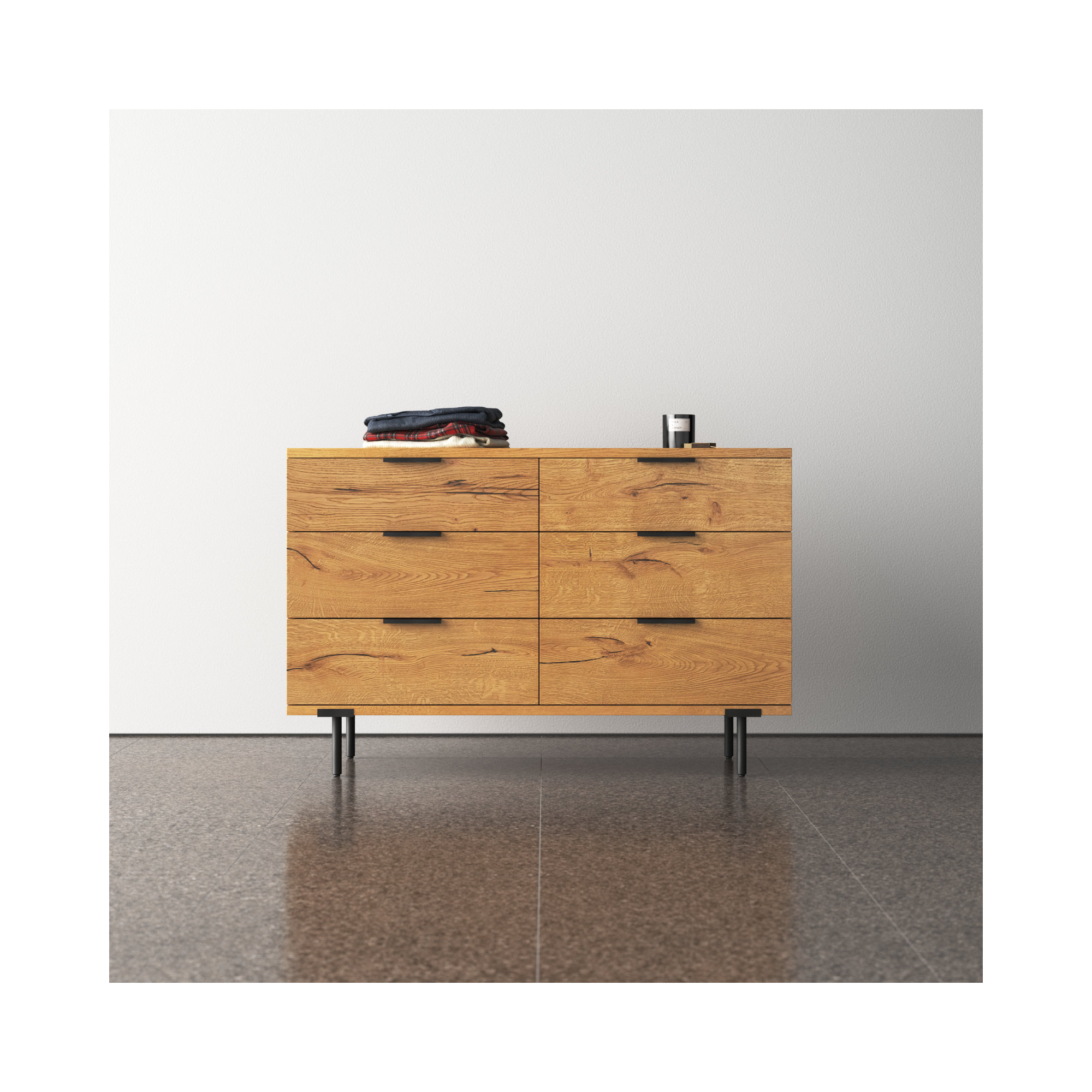 Artemi 6 - Drawer Double Dresser