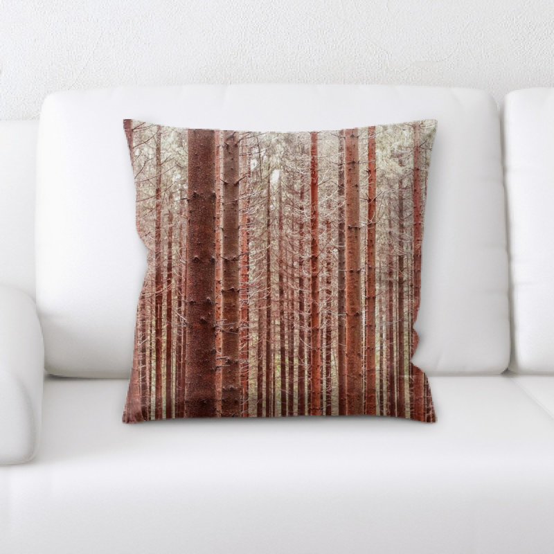 Coussin forest trees