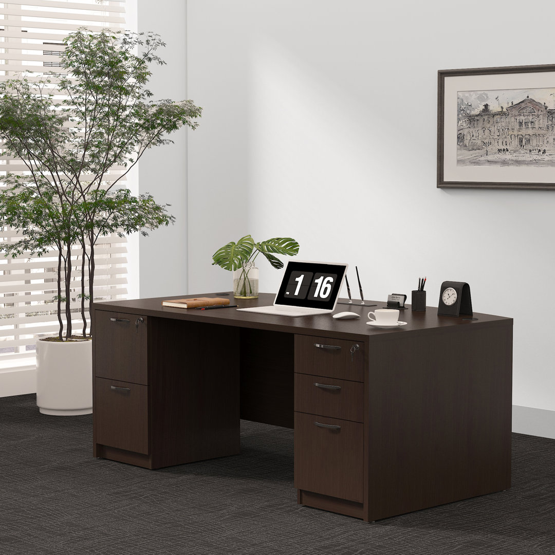Vertical Filing Executive Desk Cubespace