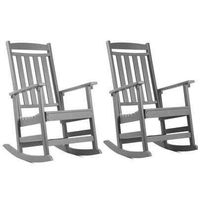 Appley High - Density Polyethylene Rocking Adirondack Chair by Dovecove