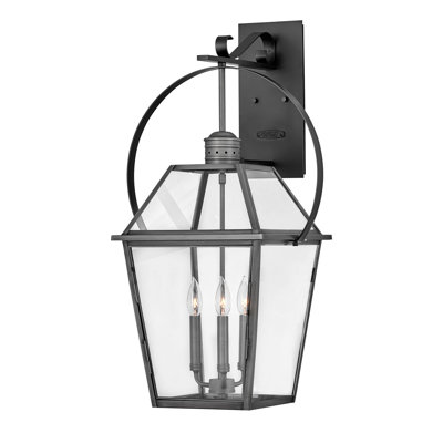 Nouvvelle 30.75" Three-Light Outdoor Wall Mount Lantern