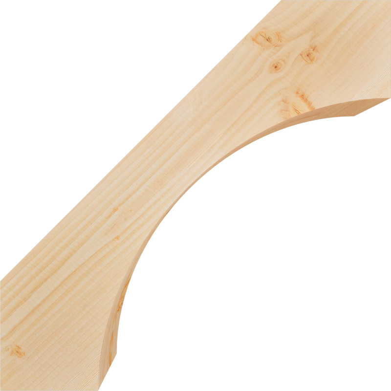 Attelle de genou Westlake, Sapin de Douglas, H 24 po x l 5,5 po x P 24 po, Lisse