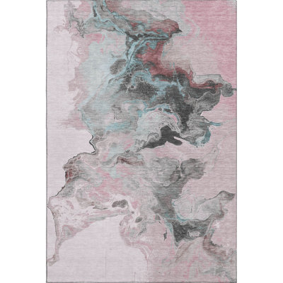 Premium Machine Washable Mehara AMF1688 Abstract Rug
