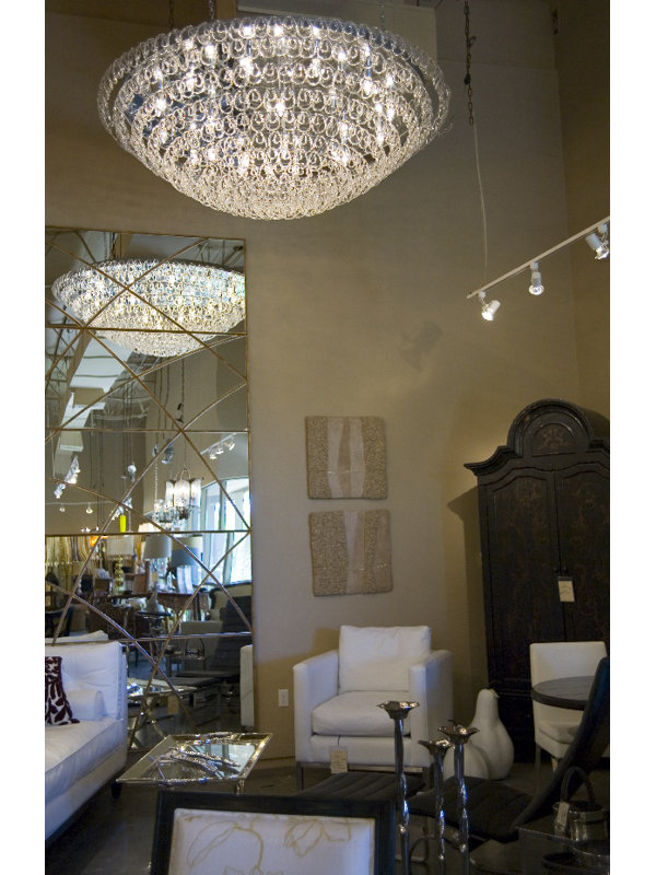 Isabella 21 - Light Semi Flush Mount, Antique Rust