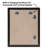 Wiedeman Kids Art Frame 10 x 12.5” with 8.5 x 11” Mat - Composite Wood with Glass (Set of 2)-853596197