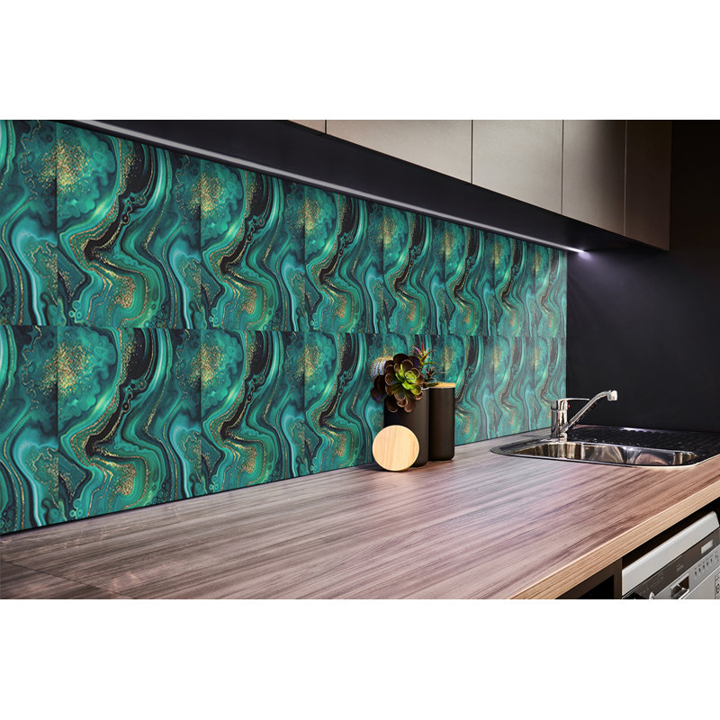 Self Adhesive Vinyl Splashback Sticker Wall Stickers 39,37x19,68 Inch Tile Peel and Stick Wall Tiles