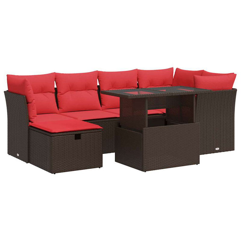 55cm Wide Patio Sofa with Cushions