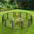 Panel Metal Exercise Pen With Door-93673123