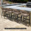 Tabouret de bar extérieur Davan 24,8 pi-393539953