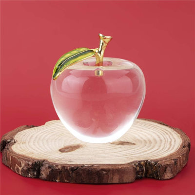 Crystal Apple Statues