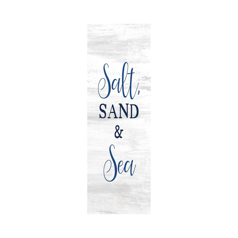 Salt And Sea VI by Kimberly Allen - Wrapped Canvas Panoramic Print, 121.92cm H x 40.64cm W x 1.905cm D