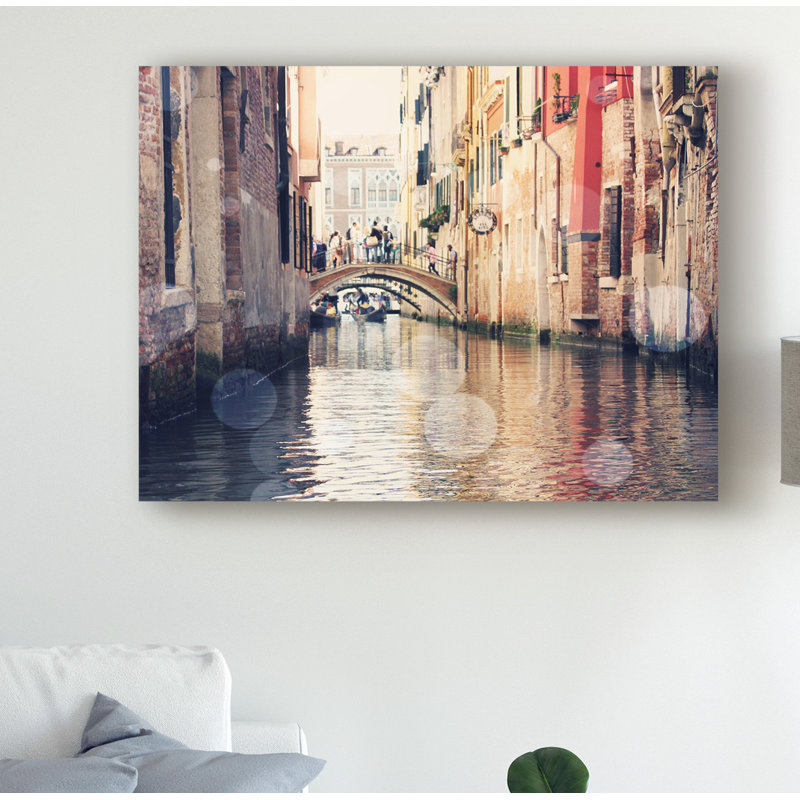 « venice bokeh xiv », reproduction de photo sur toile tendue, H 24 po x l 32 po x P 2 po