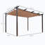 Auvent rétractable en aluminium pour pergola, abri de jardin-98173399