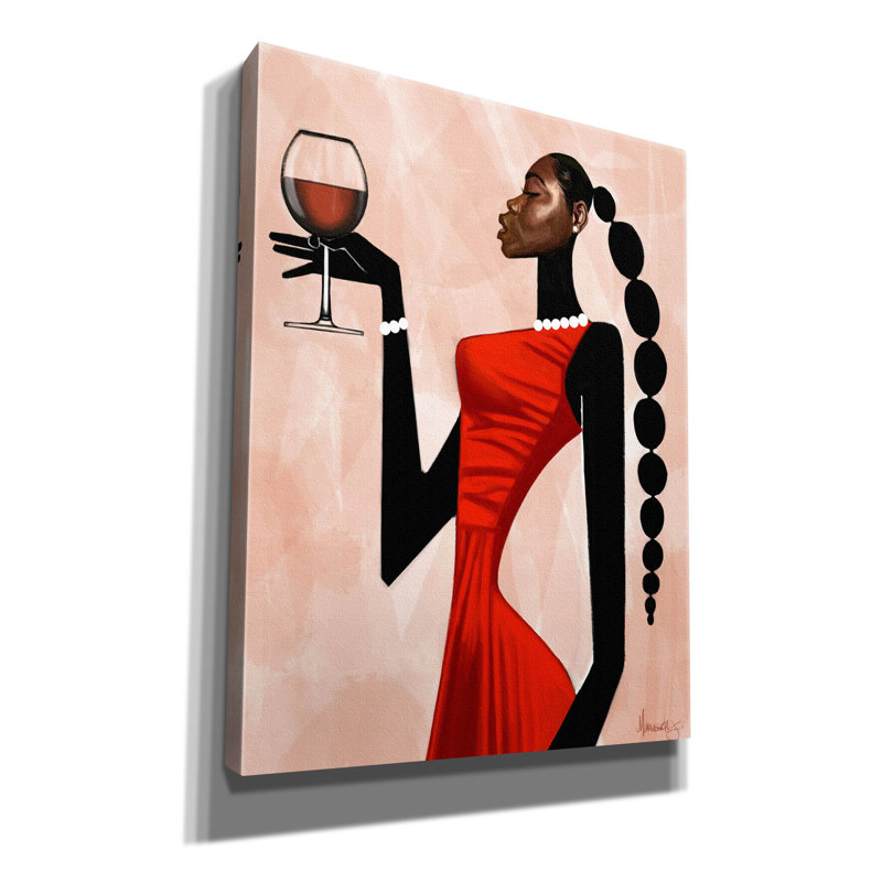  «Toast Woman» par Manasseh Johnson, art mural sur toile, 26 po x 34 po, H 34 po x l 26 po