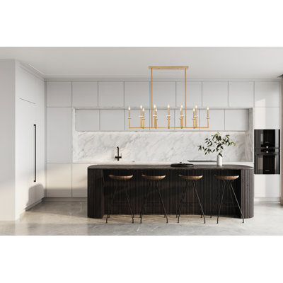 Lustre linéaire 12 lumières Parrish Mordern