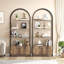 Bibliothèque arquée, rangement avec portes-1152351590