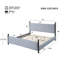 Lit tapissier Tove-1162522650