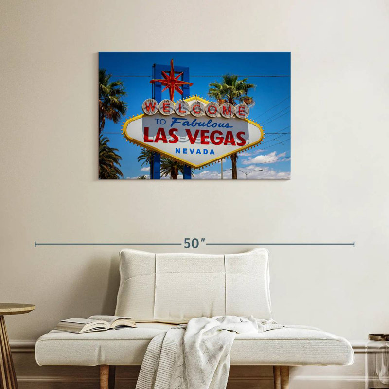 Signe de Lynelle à Las Vegas, H 24 po x l 36 po
