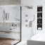 Système de douche thermostatique de luxe à 4 fonctions avec jets de pluie, cascade, portatifs et corporels - Certifié cUPC-73447555