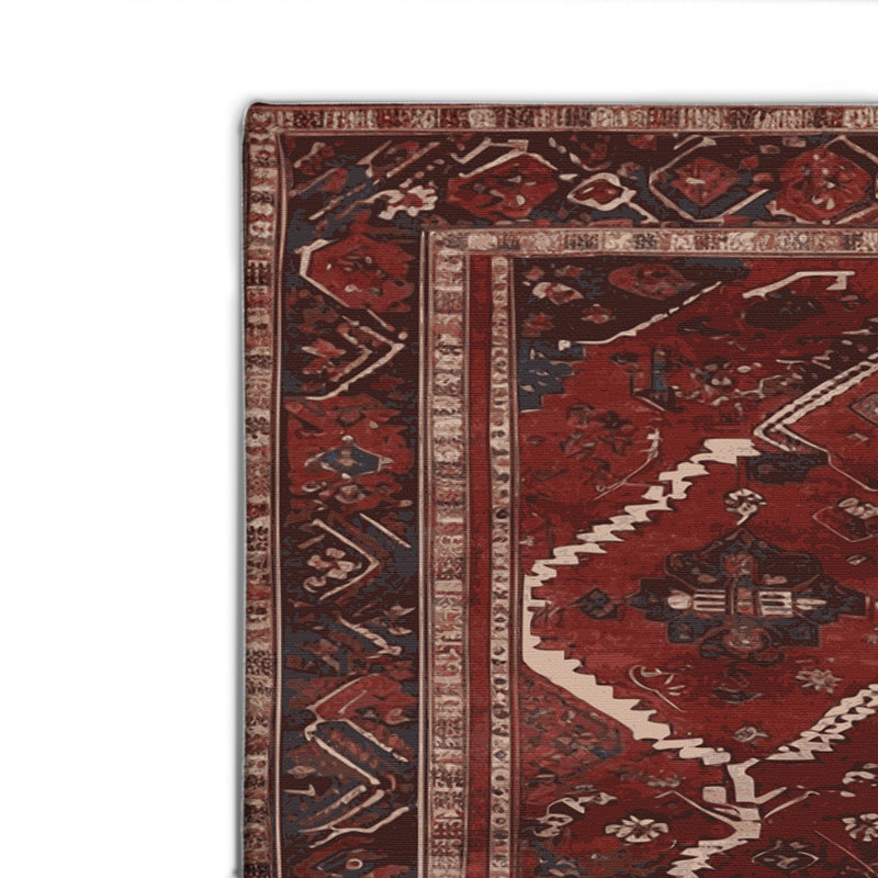 Tapis d'intérieur et d'extérieur brun Persian, Rectangulaire 2 pi x 3 pi