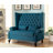 Linen Blend Upholstered Bench-30566291