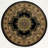 Columbus Black Traditional Oriental Medallion Area Rug-23603127