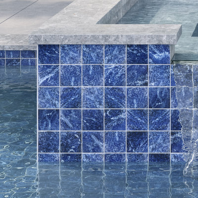 Seascape 6"x6" Mariner Gloss Glazed Porcelain Wall Tile