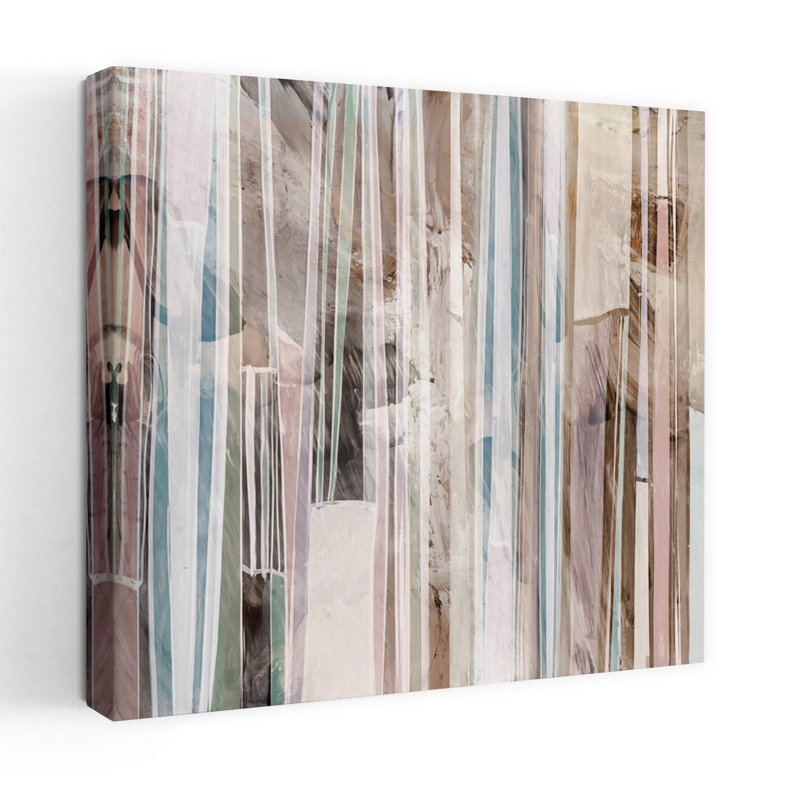(Ez057-A) Soumis I, art géométrique moderne, H 18 po x l 18 po