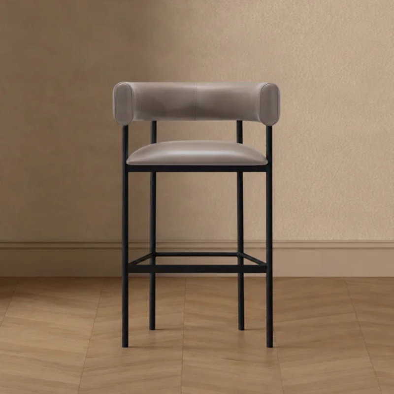Tabouret de bar Onda, Taupe, Tabouret de bar (siège d'une hauteur de 30 po)