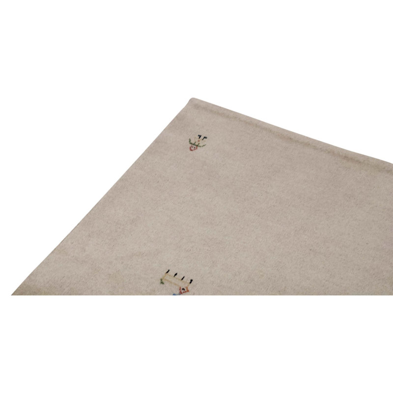 Tapis unique gris / noir 3 pi 9 po x 5 pi 10 po