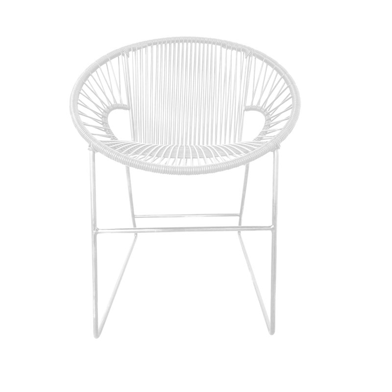 Chaise de patio Puerto, Blanc