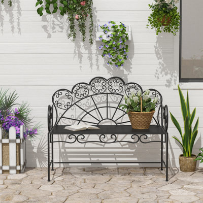 Metal Outdoor Bench