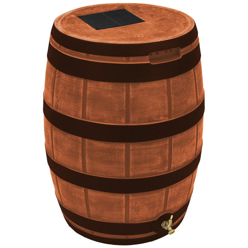 Baril d'eau de pluie 50 gallons, Terra Cotta